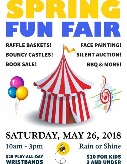 Spring Fun Fair poster.