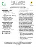 Parent Week at a Glance - Week of November 28 - December 2 Parent Week at a Glance - Week of November 28 - December 2