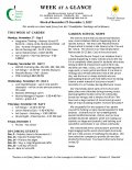 Parent Week at a Glance - Week of Nov 27-Dec 1 Parent Week at a Glance - Week of Nov 27-Dec 1