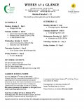 Weeks at a Glance Weeks at a Glance